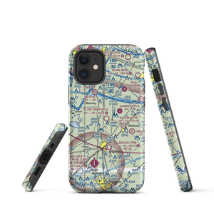 Flyin Tiger Airport (81D) VFR Sectional  Tough iPhone Case