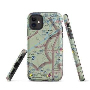 Flying 'E' Airport (6MO3) VFR Sectional  Tough iPhone Case