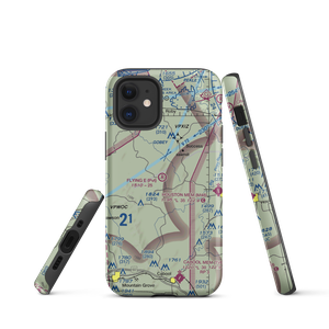 Flying 'E' Airport (6MO3) VFR Sectional  Tough iPhone Case