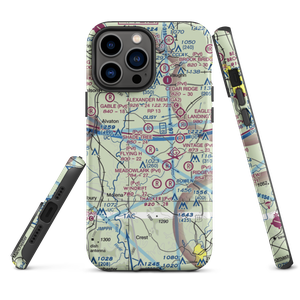 Flying 'H' Ranch Airport (GA68) VFR Sectional  Tough iPhone Case