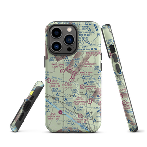 Flying 'K' Airport (TA27) VFR Sectional  Tough iPhone Case