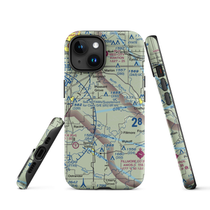 Flying A Airport (2C4) VFR Sectional  Tough iPhone Case