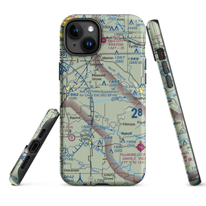 Flying A Airport (2C4) VFR Sectional  Tough iPhone Case