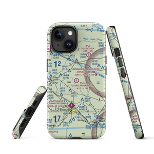 Flying Armadillo Field (1XA5) VFR Sectional  Tough iPhone Case