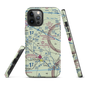 Flying Armadillo Field (1XA5) VFR Sectional  Tough iPhone Case