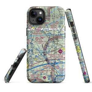 Flying Bj Airport (3NC5) VFR Sectional  Tough iPhone Case