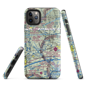 Flying Bj Airport (3NC5) VFR Sectional  Tough iPhone Case