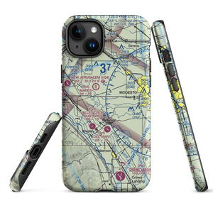 Flying Bull Airport (CN44) VFR Sectional  Tough iPhone Case