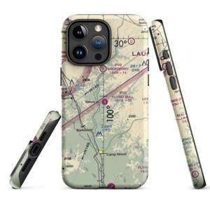 Flying Bull Ranch Airport (TA52) VFR Sectional  Tough iPhone Case