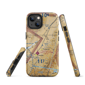 Flying Cal Ute Rancheros Airport (UT15) VFR Sectional  Tough iPhone Case