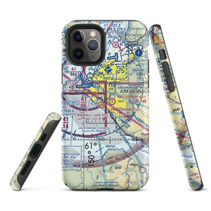 Flying Crown Airport (AK12) VFR Sectional  Tough iPhone Case