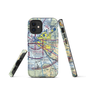 Flying Crown Airport (AK12) VFR Sectional  Tough iPhone Case