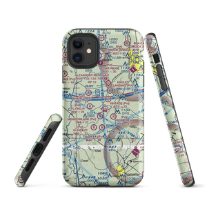 Flying D Airport (1GE5) VFR Sectional  Tough iPhone Case