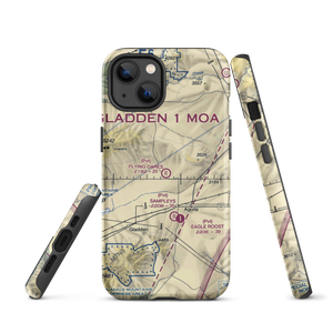Flying Dare's Ranch Airport (26AZ) VFR Sectional  Tough iPhone Case