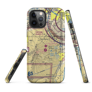 Flying Diamond Airport (6AZ8) VFR Sectional  Tough iPhone Case