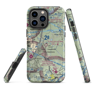 Flying Dollar Airport (8N4) VFR Sectional  Tough iPhone Case