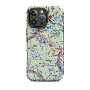 Flying Ed Airport (ME06) VFR Sectional  Tough iPhone Case