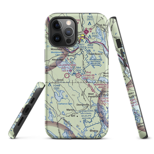 Flying Ed Airport (ME06) VFR Sectional  Tough iPhone Case