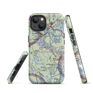 Flying Ed Airport (ME06) VFR Sectional  Tough iPhone Case