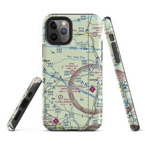 Flying G H Ranch Airport (9TE7) VFR Sectional  Tough iPhone Case