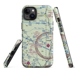 Flying G H Ranch Airport (9TE7) VFR Sectional  Tough iPhone Case