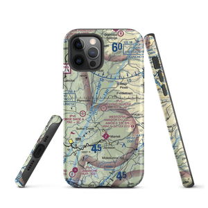 Flying Gluepie Ranch Airport (74CA) VFR Sectional  Tough iPhone Case