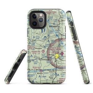 Flying H Airport (63WI) VFR Sectional  Tough iPhone Case