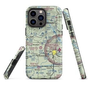 Flying H Airport (63WI) VFR Sectional  Tough iPhone Case