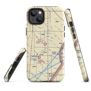 Flying H Airport (69MT) VFR Sectional  Tough iPhone Case