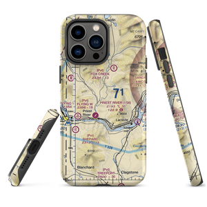 Flying H Ranch Airport (96ID) VFR Sectional  Tough iPhone Case