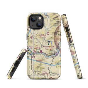 Flying H Ranch Airport (96ID) VFR Sectional  Tough iPhone Case