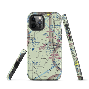 Flying H Ranch Airport (OK50) VFR Sectional  Tough iPhone Case