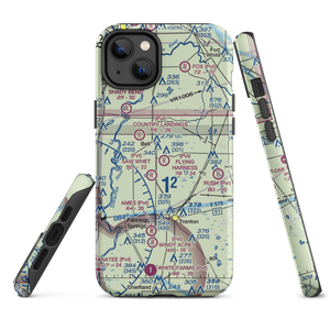 Flying Harness Farms Airport (37FL) VFR Sectional  Tough iPhone Case