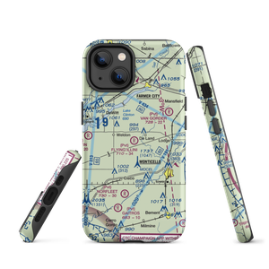 Flying Illini Airport (IL80) VFR Sectional  Tough iPhone Case