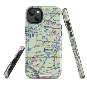 Flying Illini Airport (IL80) VFR Sectional  Tough iPhone Case