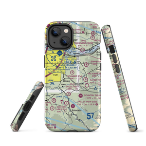 Flying K Bar J Ranch Airport (OR35) VFR Sectional  Tough iPhone Case
