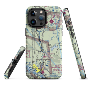 Flying K Ranch Airport (WA99) VFR Sectional  Tough iPhone Case