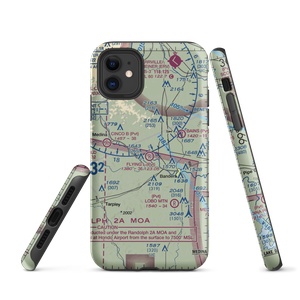 Flying L Airport (TE90) VFR Sectional  Tough iPhone Case