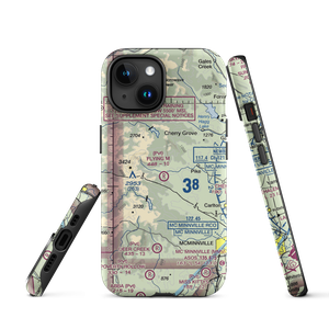 Flying M Airport (OR05) VFR Sectional  Tough iPhone Case