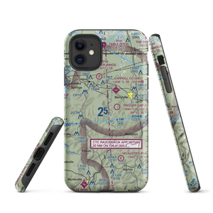 Flying Machines Airstrip (AR08) VFR Sectional  Tough iPhone Case