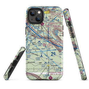 Flying N Estates Airport (1GA2) VFR Sectional  Tough iPhone Case