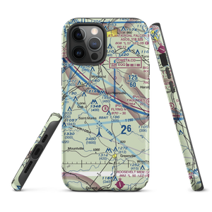 Flying N Estates Airport (1GA2) VFR Sectional  Tough iPhone Case