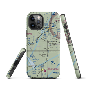 Flying N Ranch Airport (01KS) VFR Sectional  Tough iPhone Case