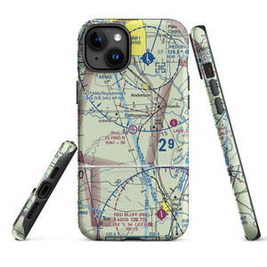 Flying N Ranch Airport (CA04) VFR Sectional  Tough iPhone Case