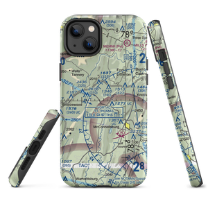 Flying R Airport (PN35) VFR Sectional  Tough iPhone Case