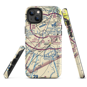 Flying R Ranch Airport (WA49) VFR Sectional  Tough iPhone Case