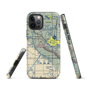 Flying S Ranch Airport (ND43) VFR Sectional  Tough iPhone Case