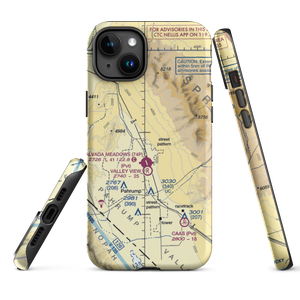 Flying S Ranch Ultralightport (NV54) VFR Sectional  Tough iPhone Case