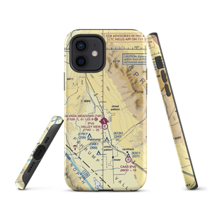 Flying S Ranch Ultralightport (NV54) VFR Sectional  Tough iPhone Case