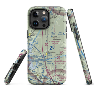 Flying T Airport (7KS0) VFR Sectional  Tough iPhone Case